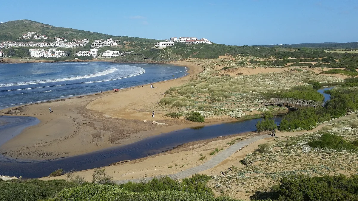 Tirant Beach, Es Mercadal, Balearic Islands, Spain