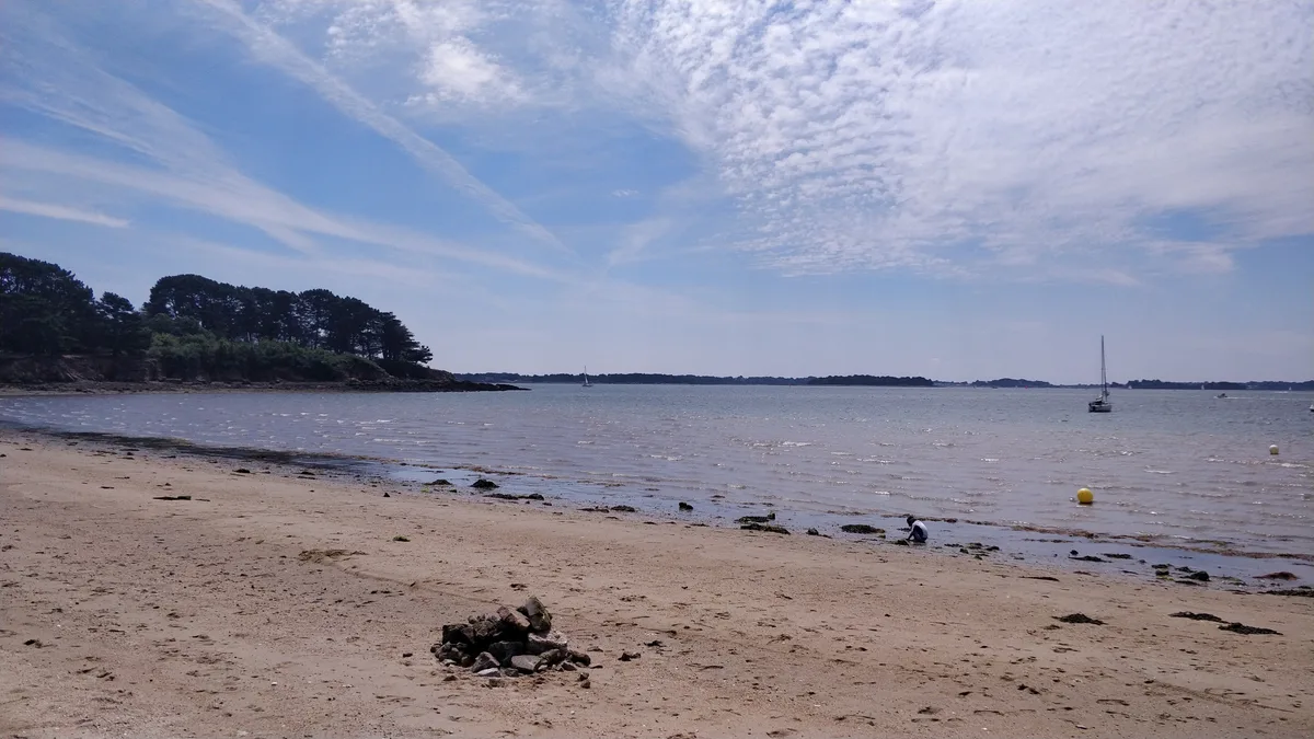 Beach BROUHEL, Île-d'Arz, Bretagne, France