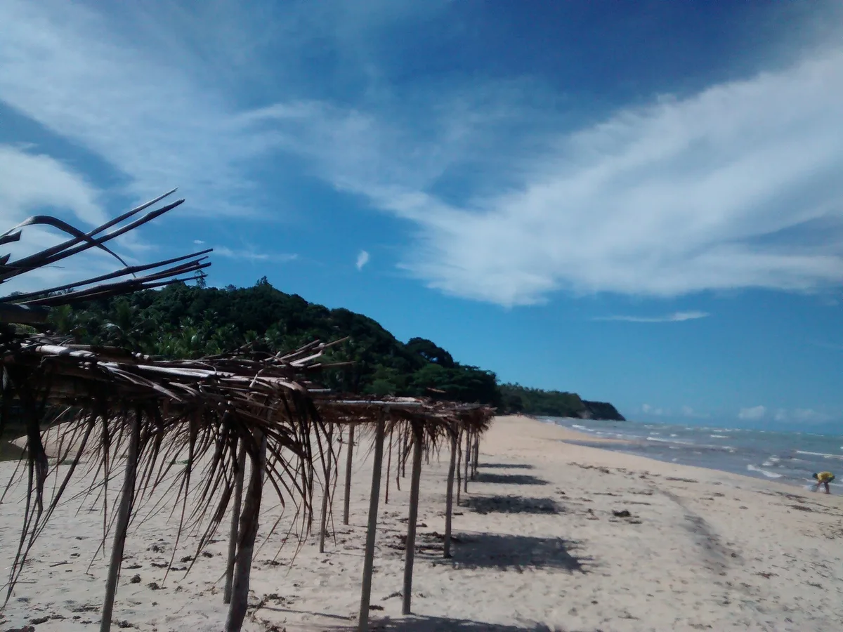 Playa de Porto Seguro, Porto Seguro, Brazilian Atlantic, Brasil — 2