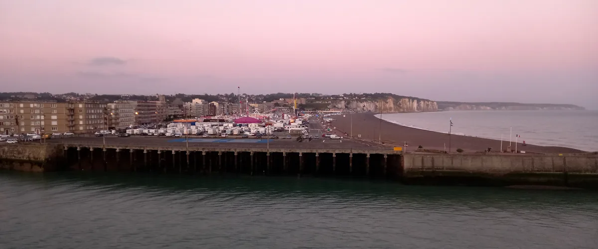Dieppe-strand, Dieppe, Normandie, Frankrijk — 5