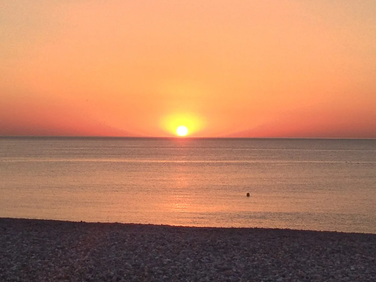 Dieppe-strand, Dieppe, Normandie, Frankrijk — 2