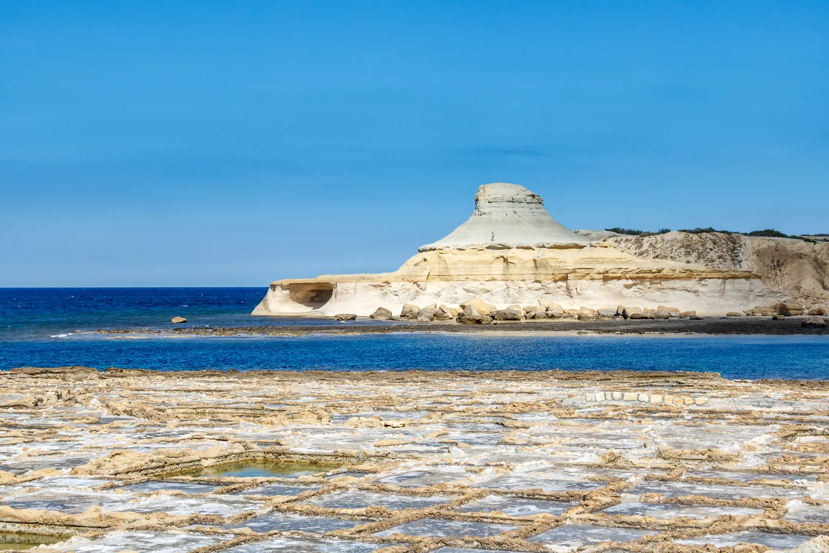 Qbajjar Beach, Żebbuġ, Maltese Islands, Malta