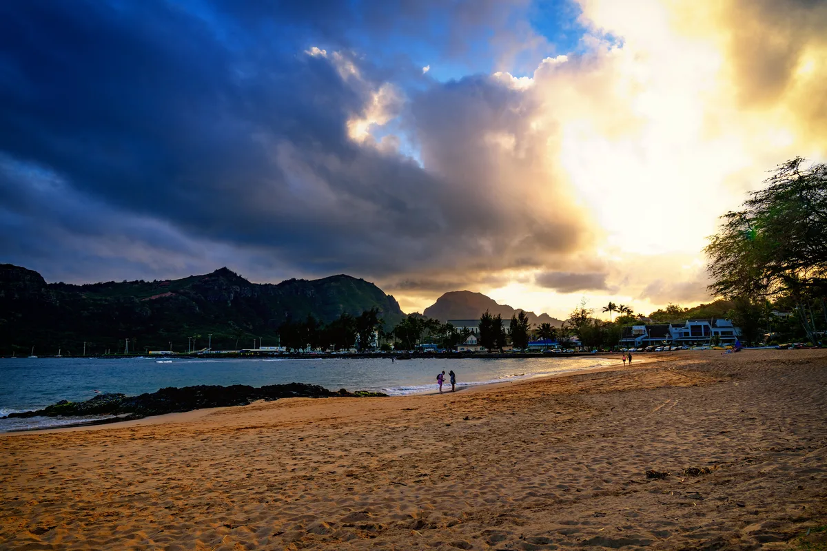 Playa de Kalapaki, Lihue, Hawaii, Estados Unidos