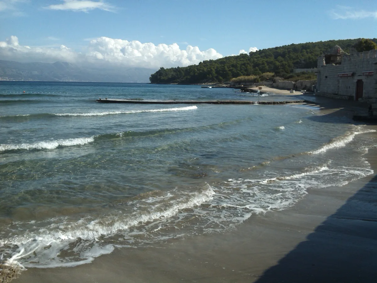 Bilin Žal Beach, Lumbarda, Adriatic Islands, Croatia — 2