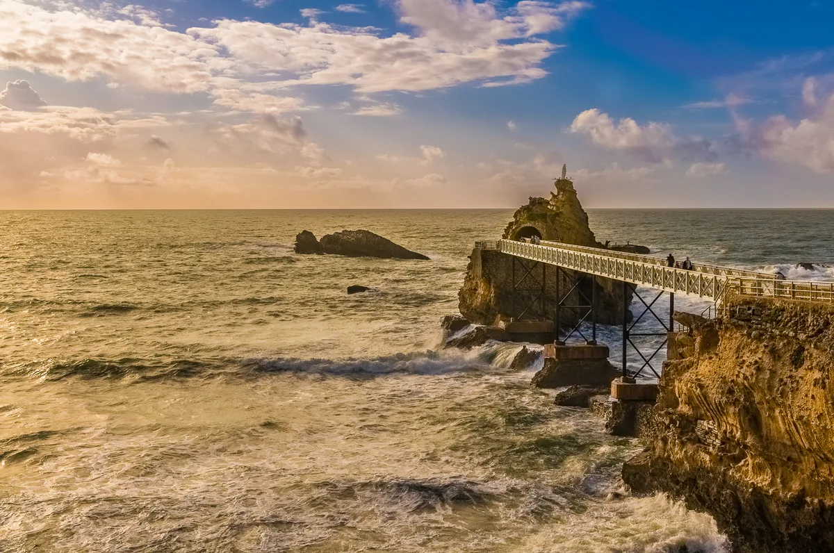 Port-Vieux Beach, Biarritz, Nouvelle-Aquitaine, France