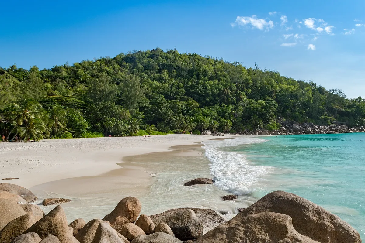 Anse Georgette Beach, Grand'Anse Praslin, Seychelles Inner Islands, Seychelles