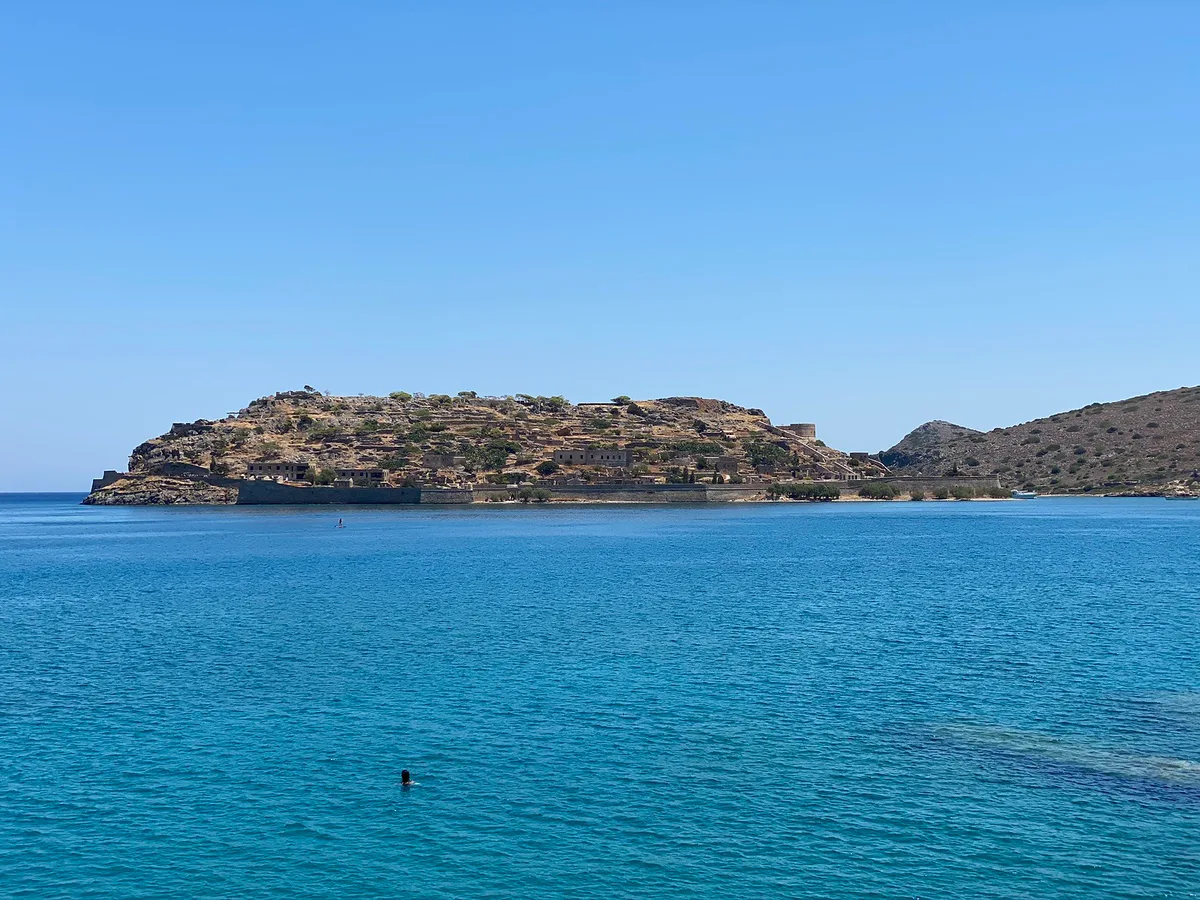 Plaka Beach, Agios Nikolaos, Crete, Greece
