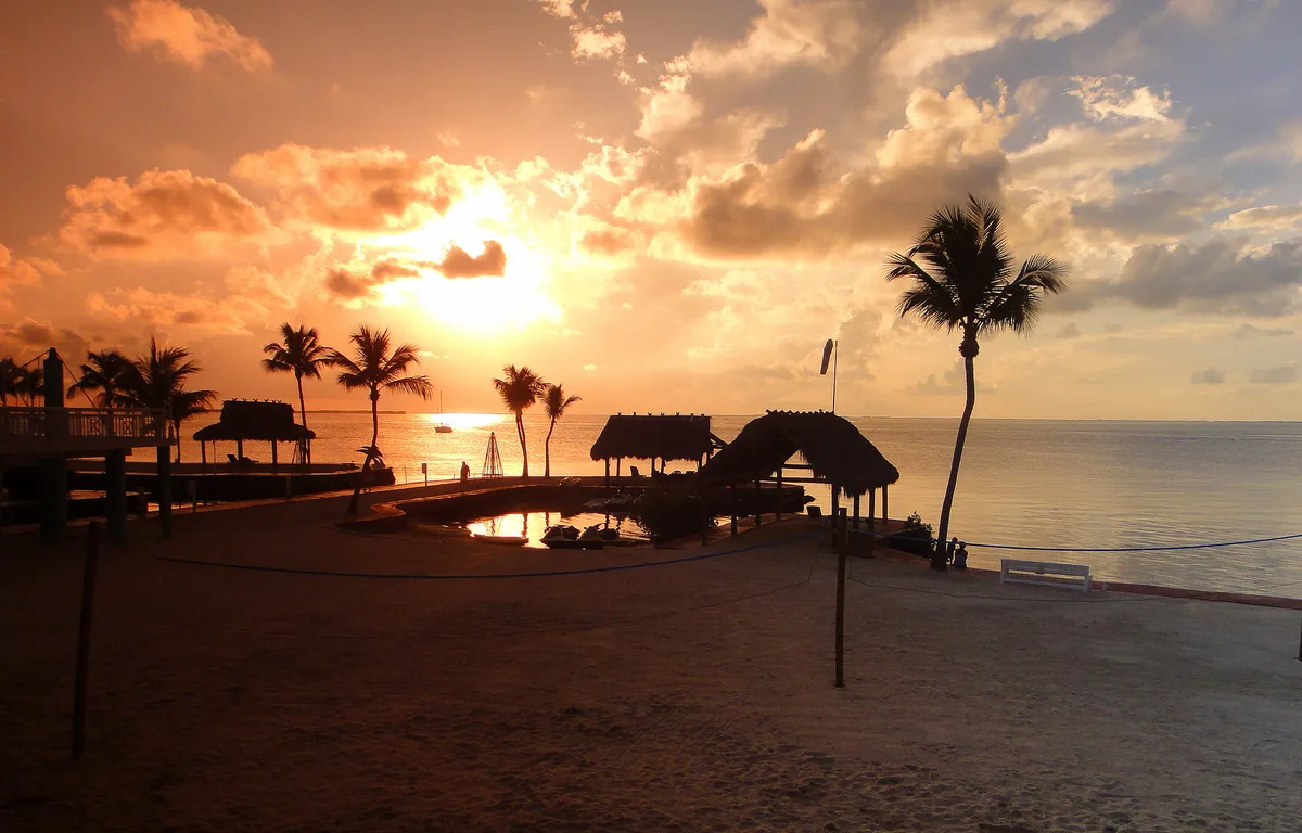 Spiaggia di Adams Cut Waterway, Key Largo, Florida Keys, Stati Uniti