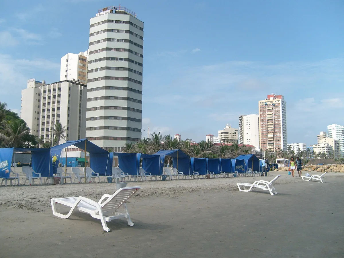 Bocagrande Beach, Cartagena de Indias, Colombian Caribbean, Colombia — 4
