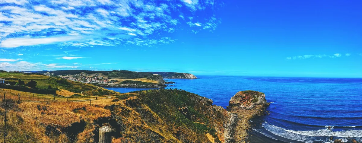 Santa María del Mar Beach, Castrillón, Asturias, Spain