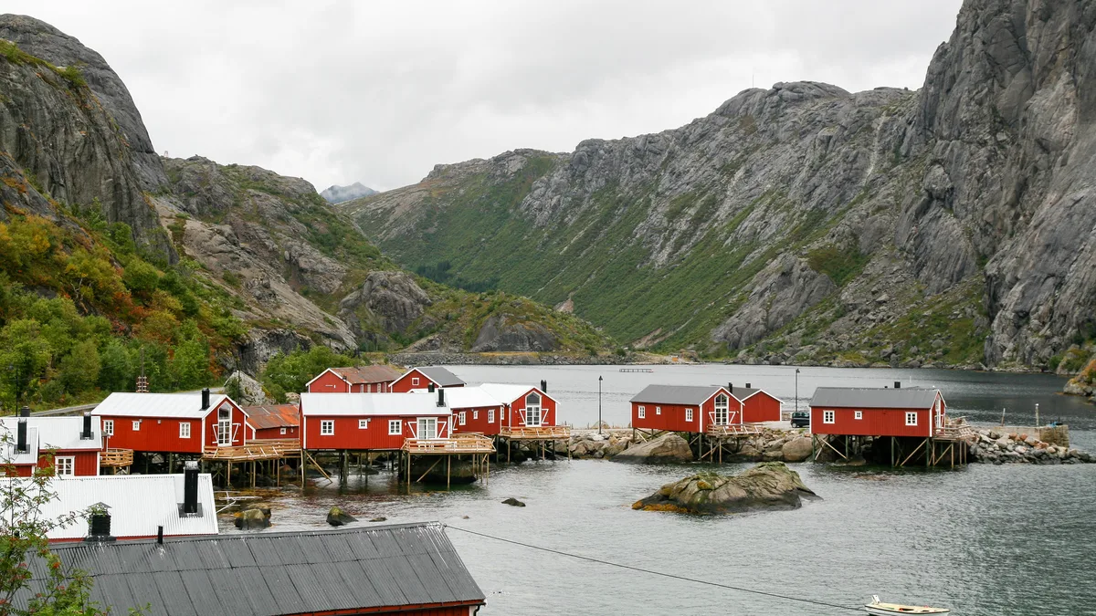 Nusfjord Beach, Flakstad, Norwegian Sea, Norway — 2