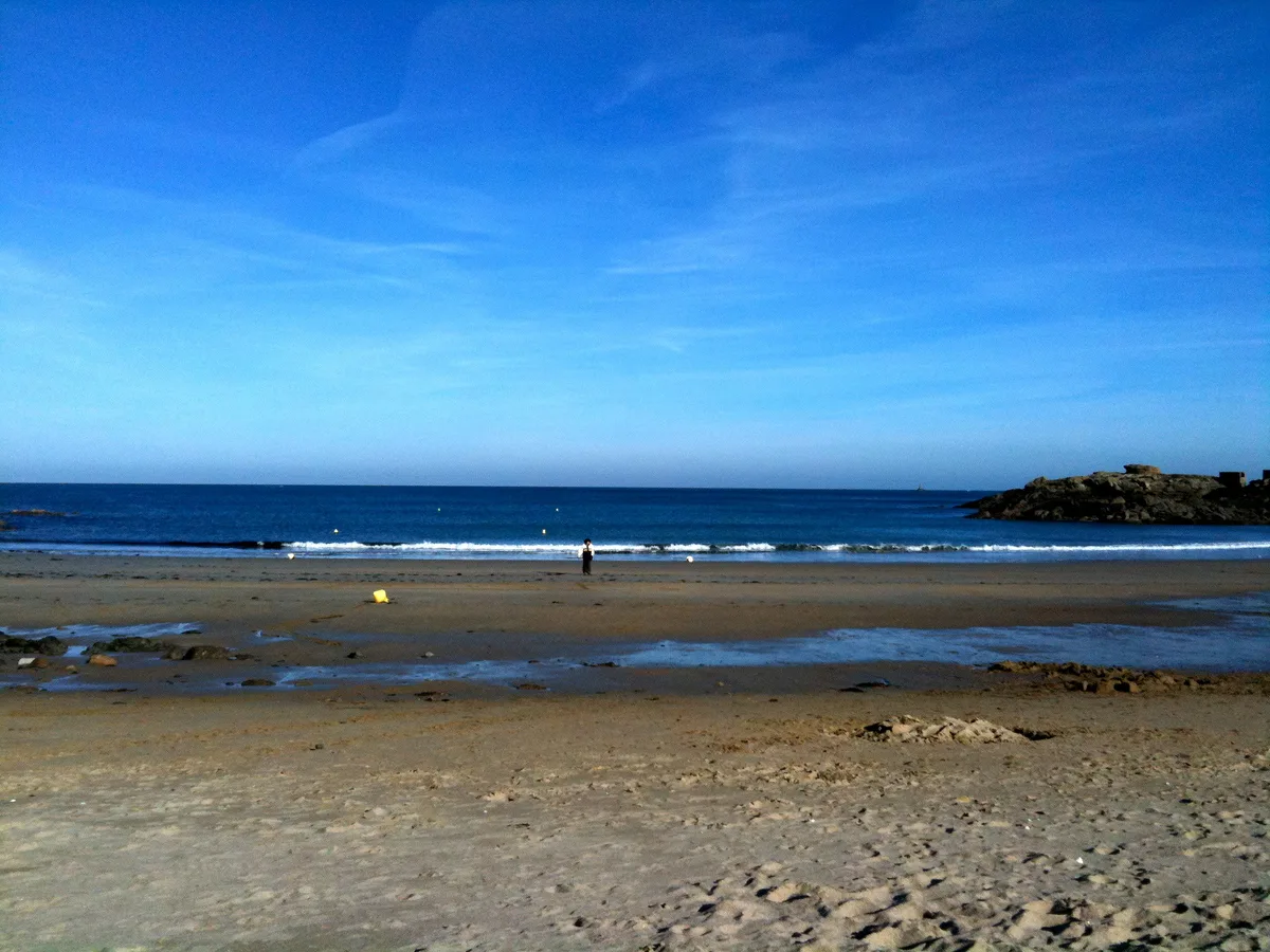 Playa de Port Hue, Saint-Briac-sur-Mer, Brittany, Francia — 2