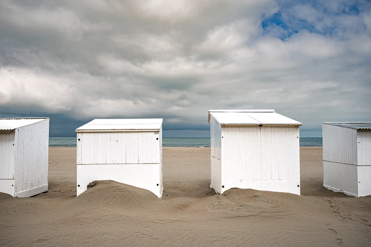 Sint-Idesbald Beach, Koksijde, North Sea Coast, Belgium