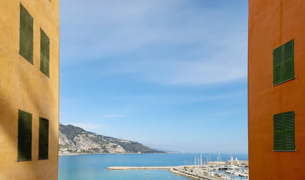 Menton Beach, Menton, French Riviera, France — 5