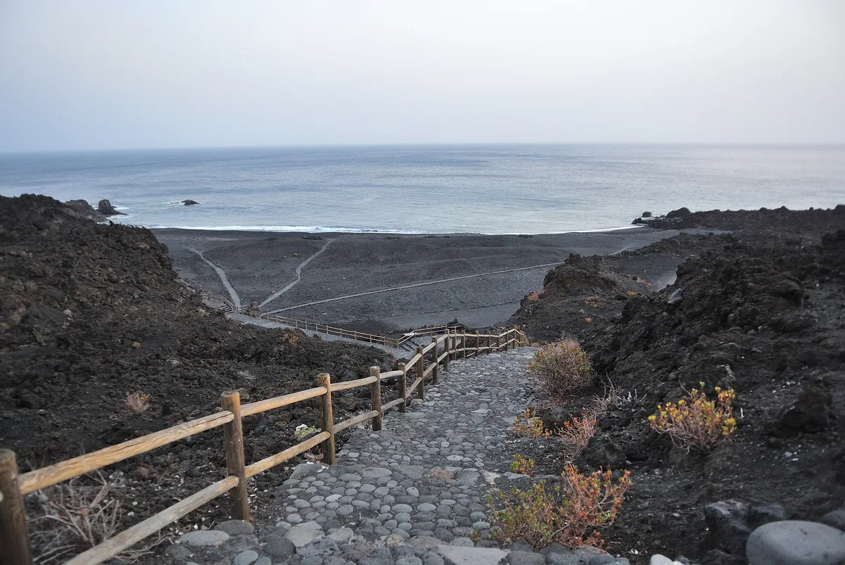 Spiaggia di Echentive, Fuencaliente de La Palma, Canary Islands, Spagna
