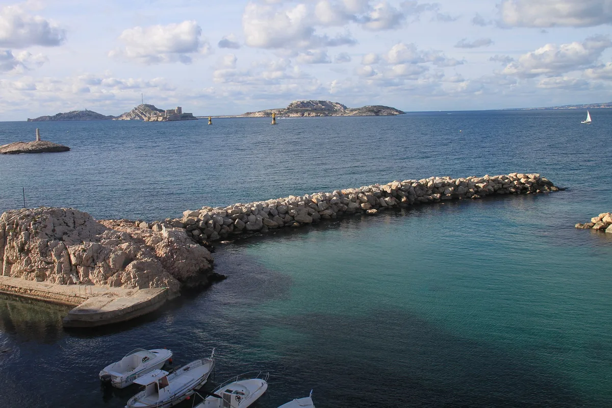Pointe Rouge Beach, Marseille, Provence-Alpes-Côte d'Azur, France — 2