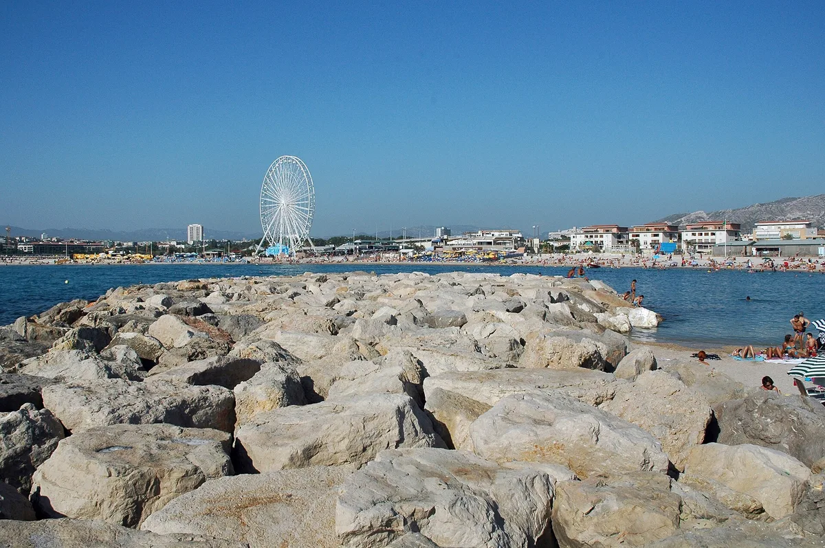 Pointe Rouge Beach, Marseille, Provence-Alpes-Côte d'Azur, France — 3