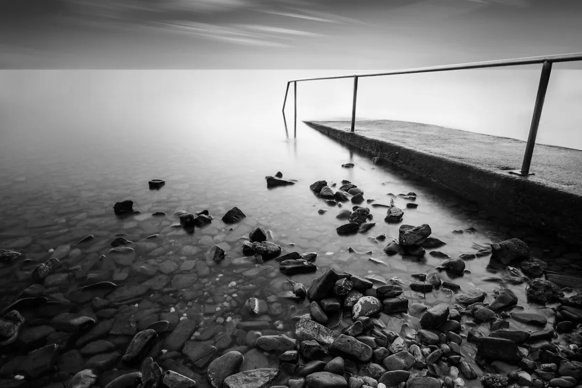 Strunjan Beach, Piran, Slovenian Riviera, Slovenia — 6