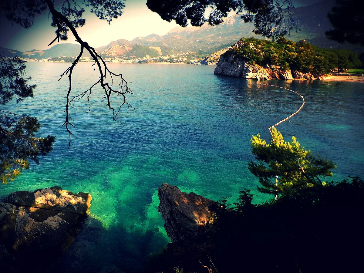 Miločer Beach, Budva, Adriatic Coast, Montenegro — 4