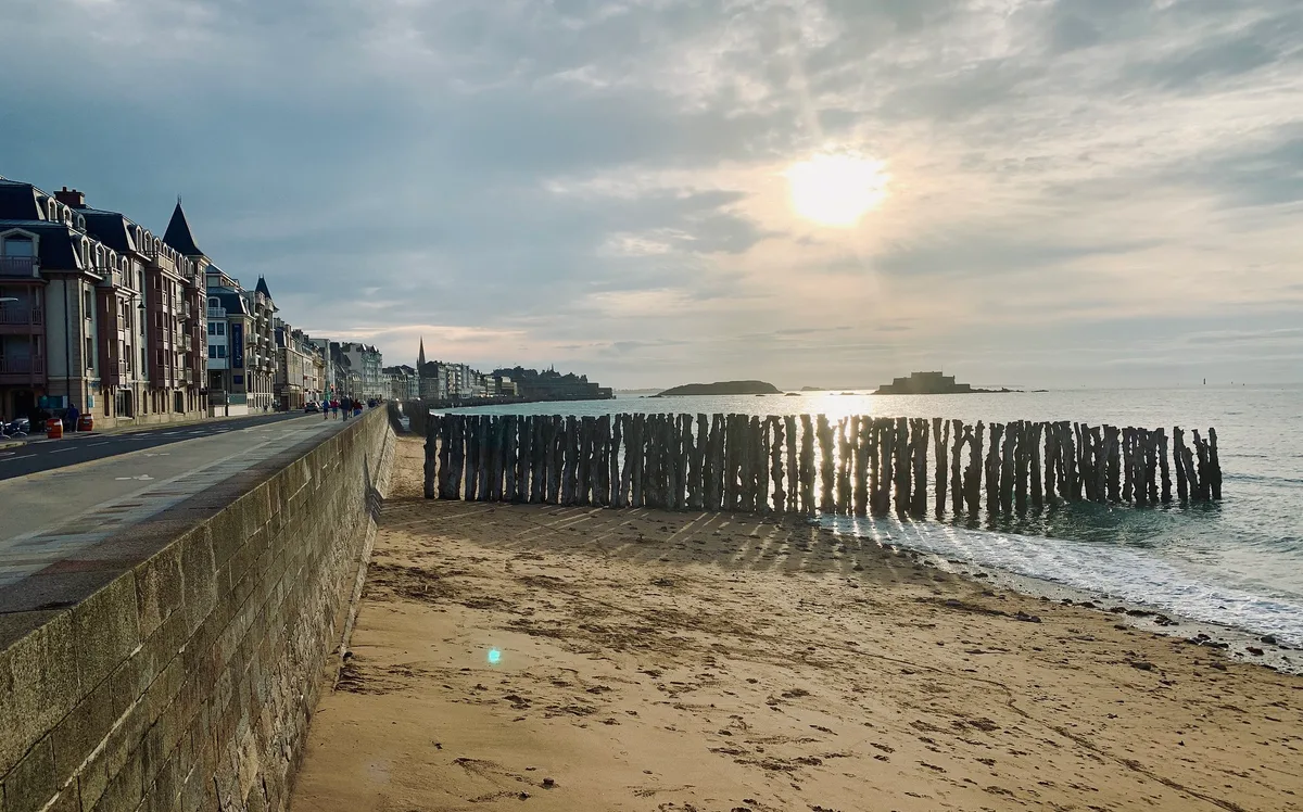Sillon Beach, Saint-Malo, Brittany, France