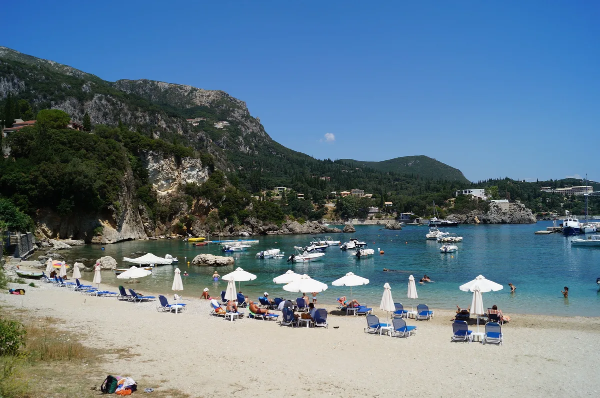 Paleokastritsa Beach, Central Corfu and Diapontia Islands, Ionian Islands, Greece — 6