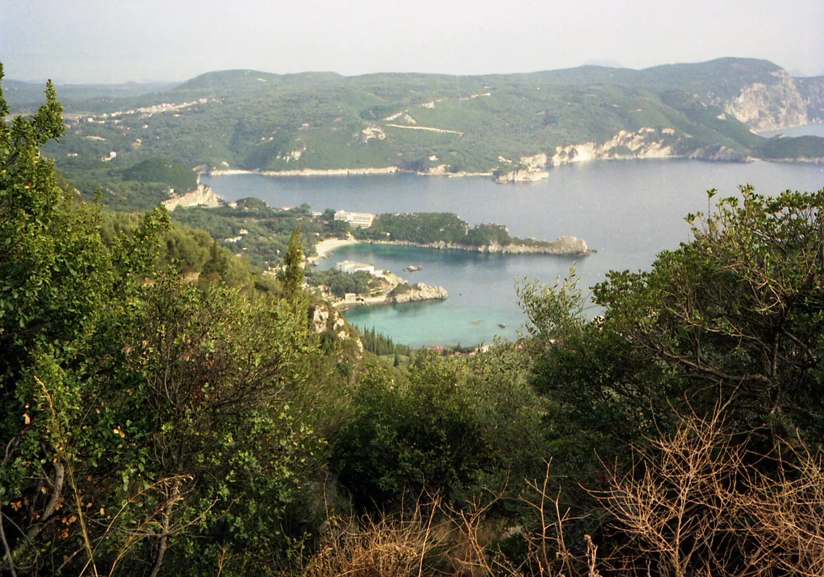 Paleokastritsa Beach, Central Corfu and Diapontia Islands, Ionian Islands, Greece — 4