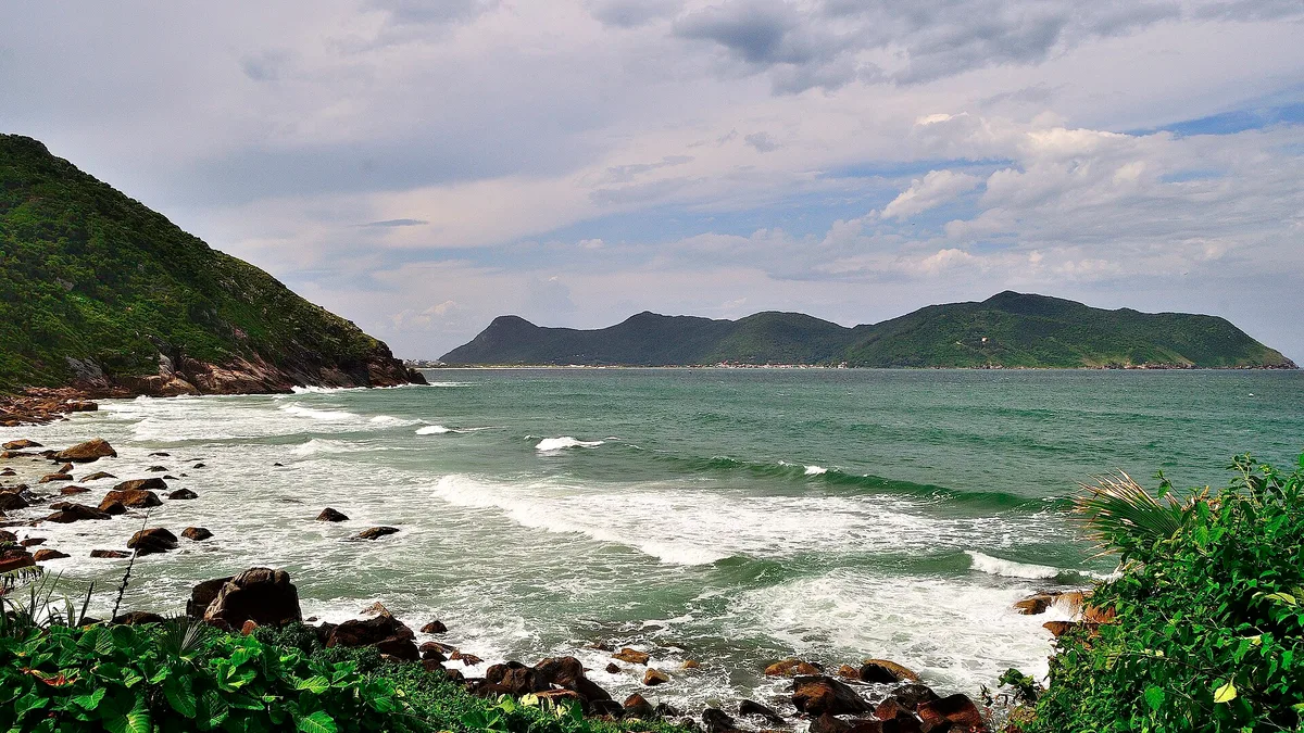 Saquinho-Strand, Florianópolis, Brazilian Atlantic, Brasilien — 4