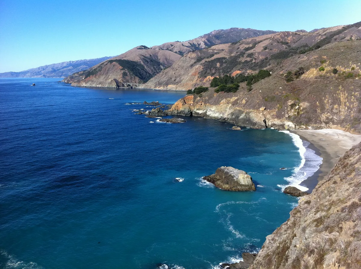 Spiaggia di Gamboa Point, Big Sur, California Coast, Stati Uniti — 3