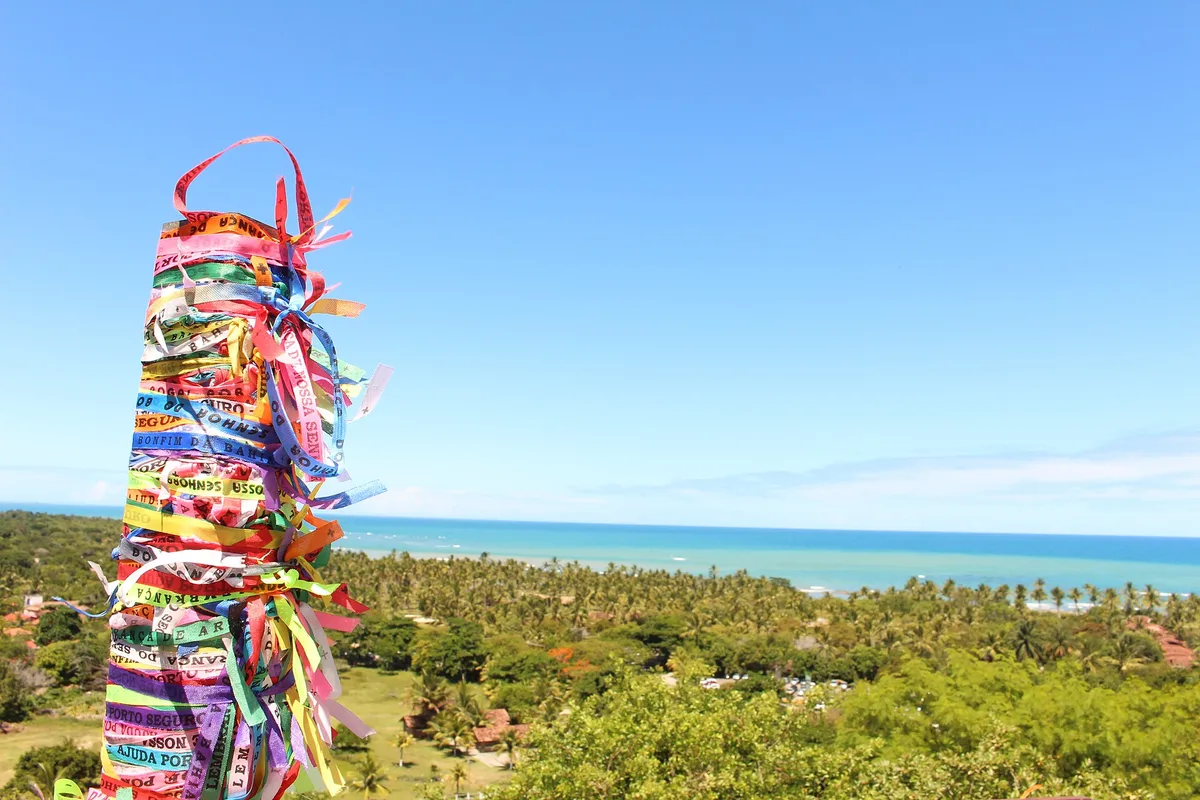 Spiaggia di Arraial d'Ajuda, Porto Seguro, Brazilian Atlantic, Brasile — 2