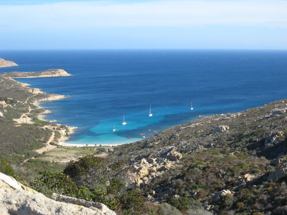 Playa de l'Alga, Calvi, Corsica, Francia — 4
