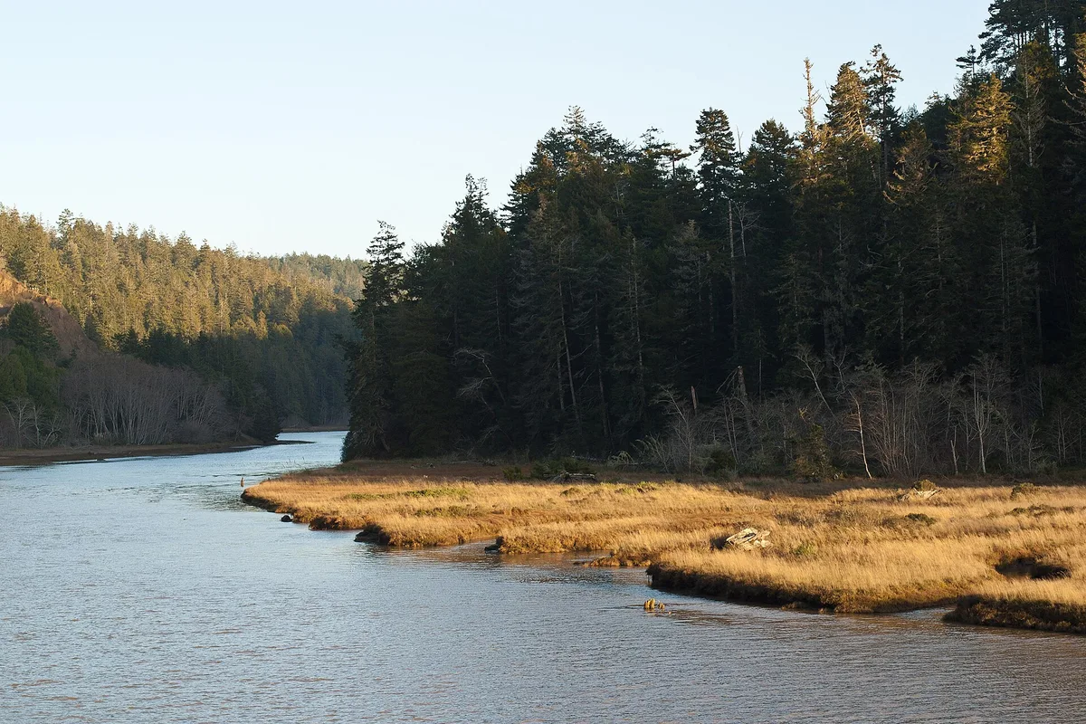 Big River Beach, Mendocino, California Coast, United States