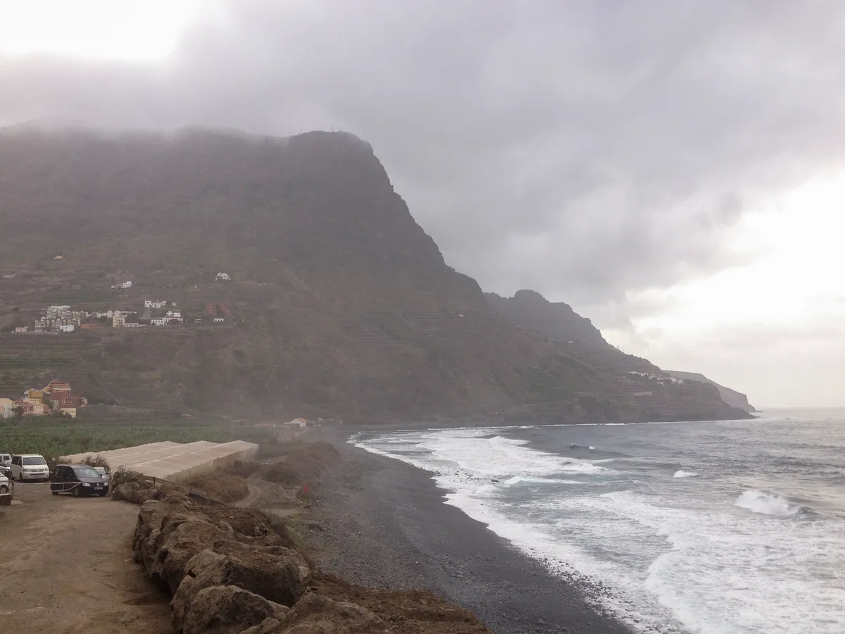 Hermigua Beach, Hermigua, Canary Islands, Spain