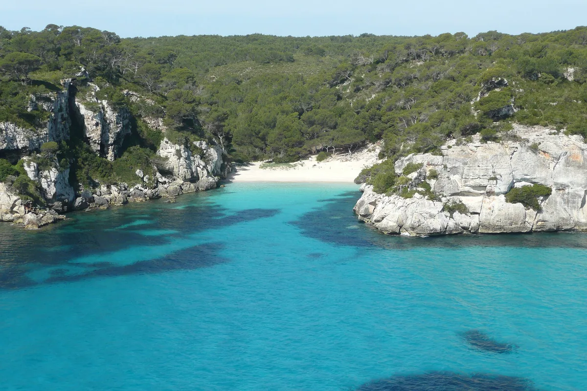 Macarelleta Beach, Ciutadella de Menorca, Balearic Islands, Spain