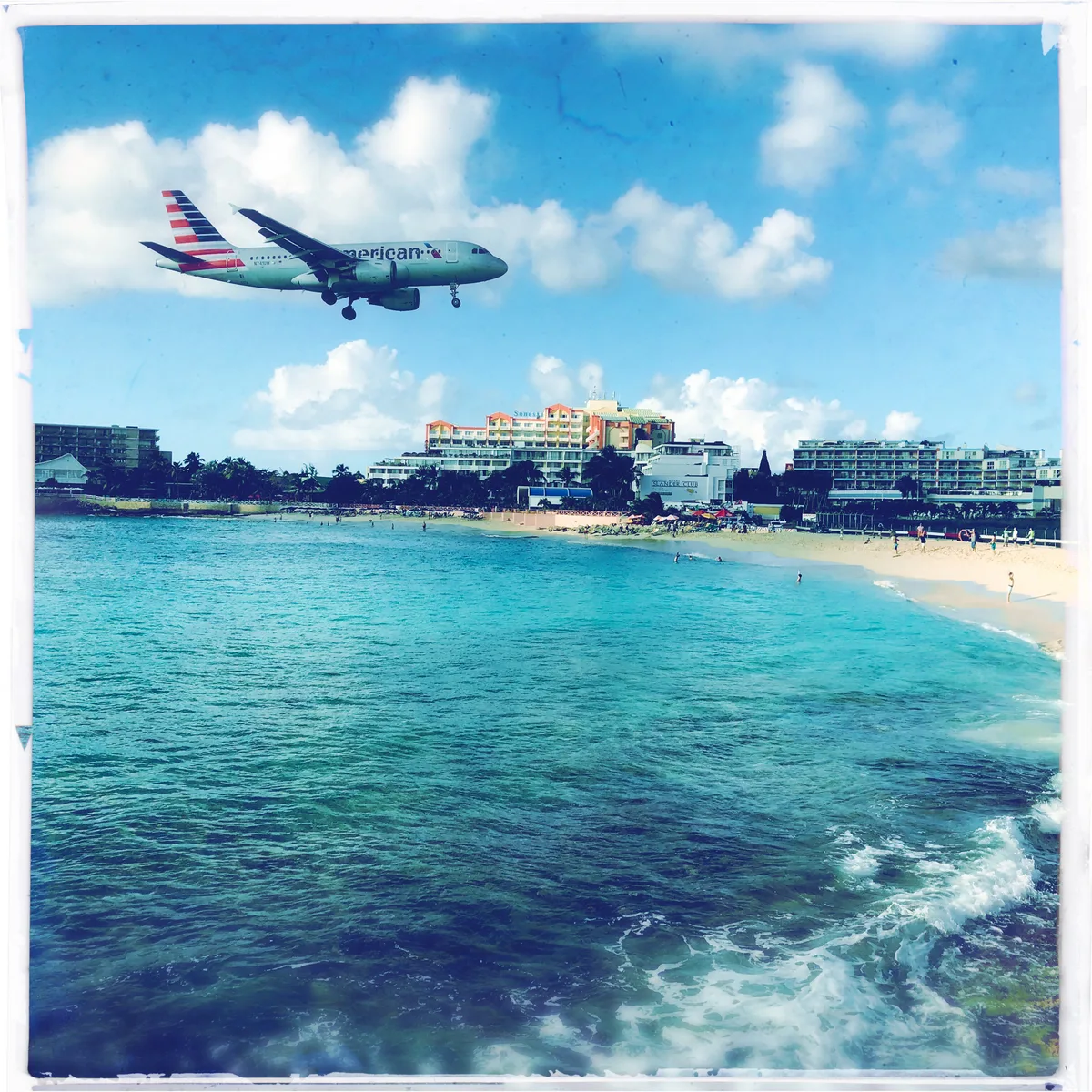 Maho Beach, Simpson Bay, Leeward Islands, Sint Maarten