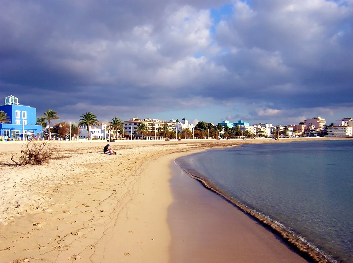 Ciudad Jardín Beach, Palma de Mallorca, Balearic Islands, Spain