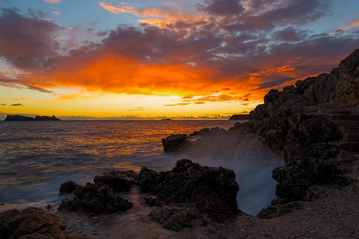 Lapad Beach, Dubrovnik, Dalmatia, Croatia — 2