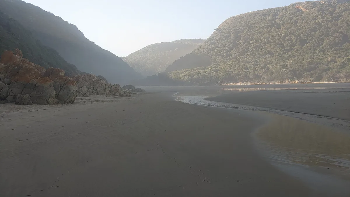 Playa de Keurboomstrand, Bitou, Garden Route, Sudáfrica — 6