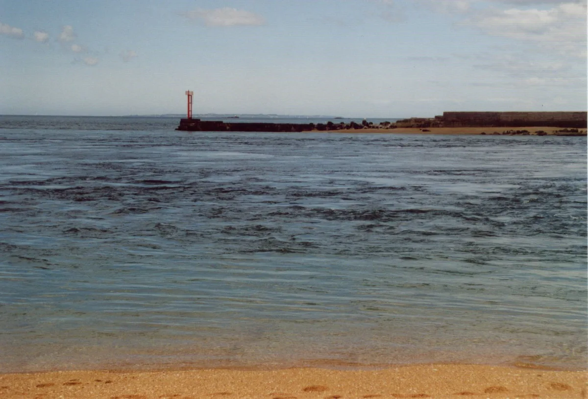 Plage d'Etel, Magouër, Bretagne, Francia