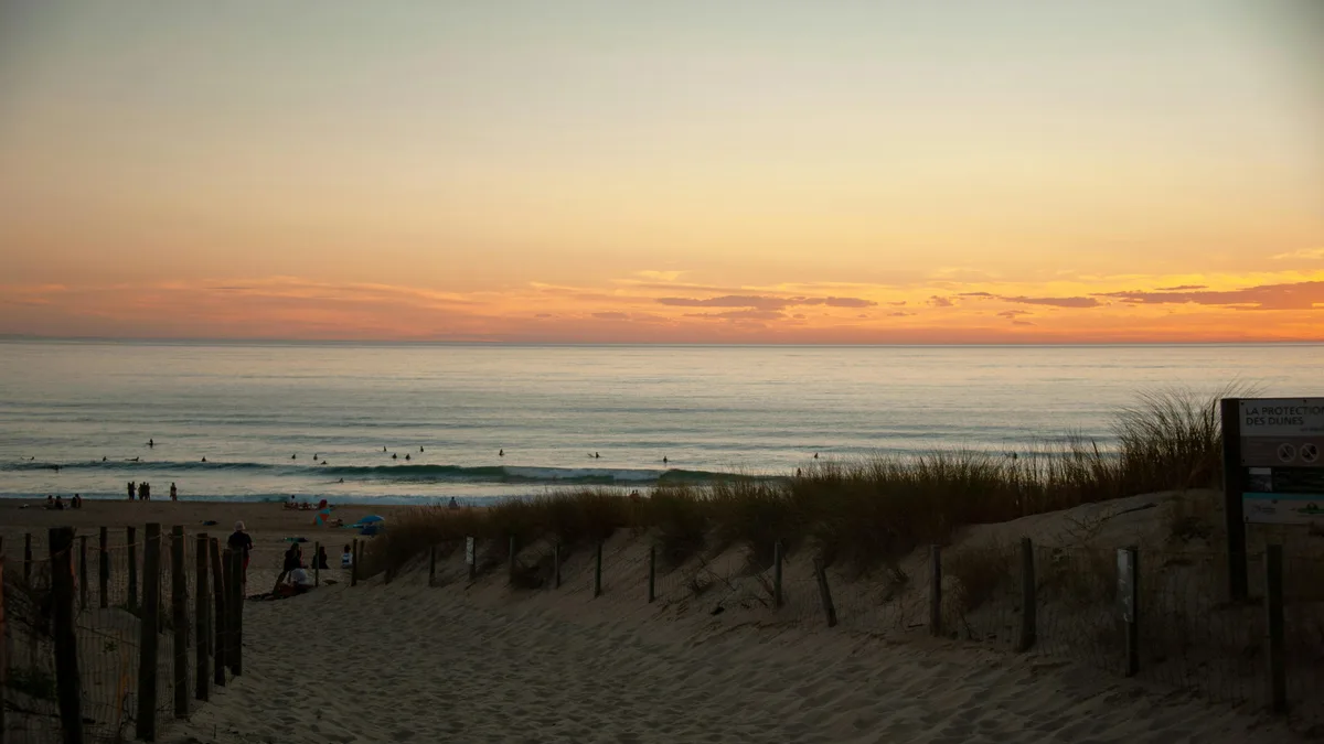 Truc Vert Beach, Lège-Cap-Ferret, Nouvelle-Aquitaine, France — 2