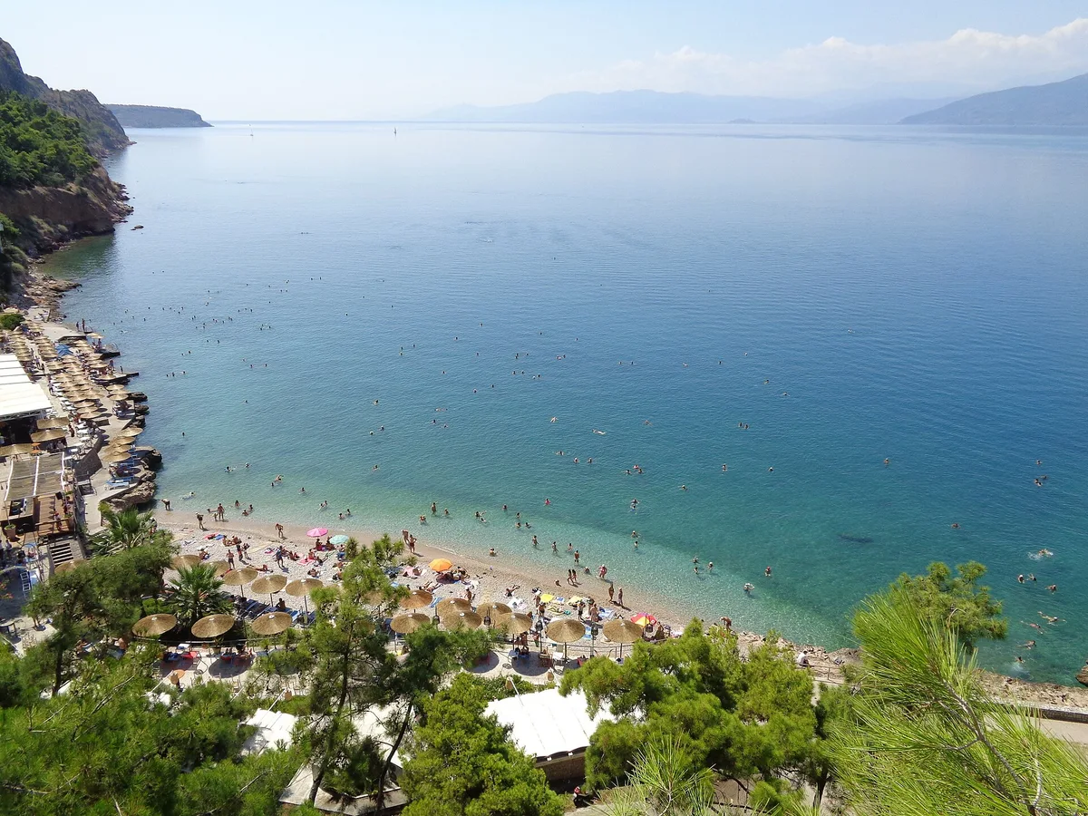 Arvanitia-Strand, Nafplio, Peloponnese, Griechenland — 5