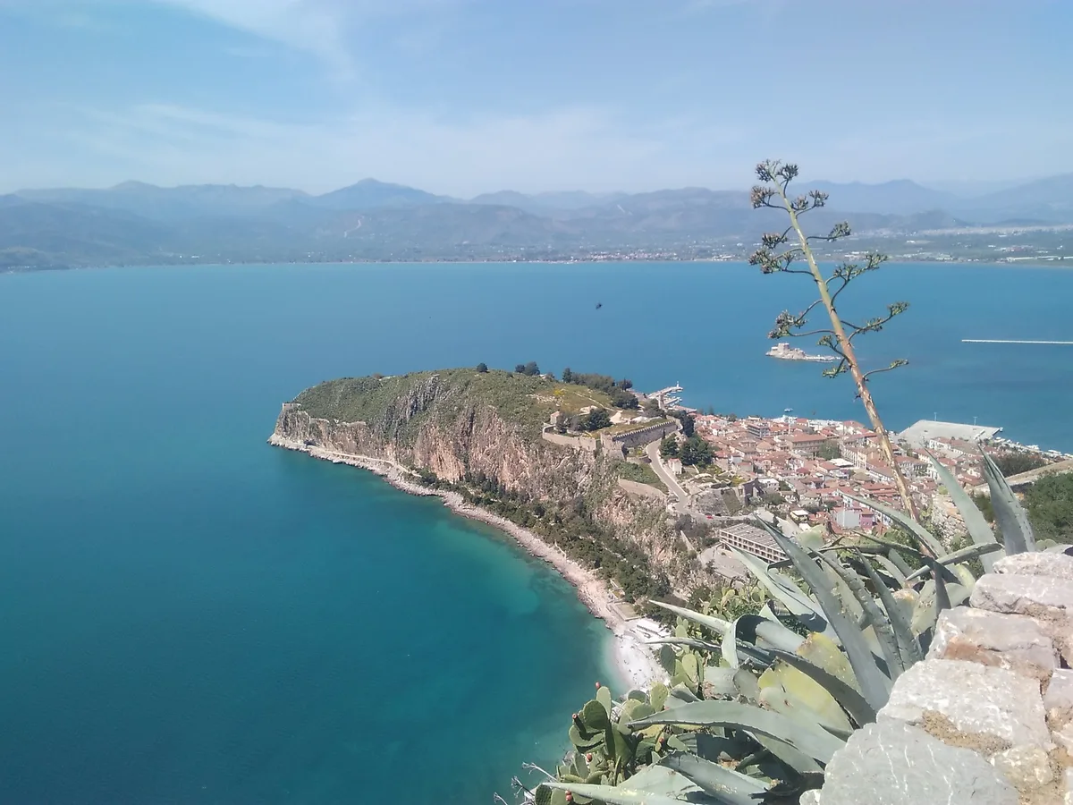 Arvanitia-Strand, Nafplio, Peloponnese, Griechenland