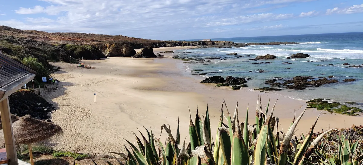 Spiaggia di Vila Nova de Milfontes, Odemira, Alentejo / Costa Vicentina, Portogallo — 2