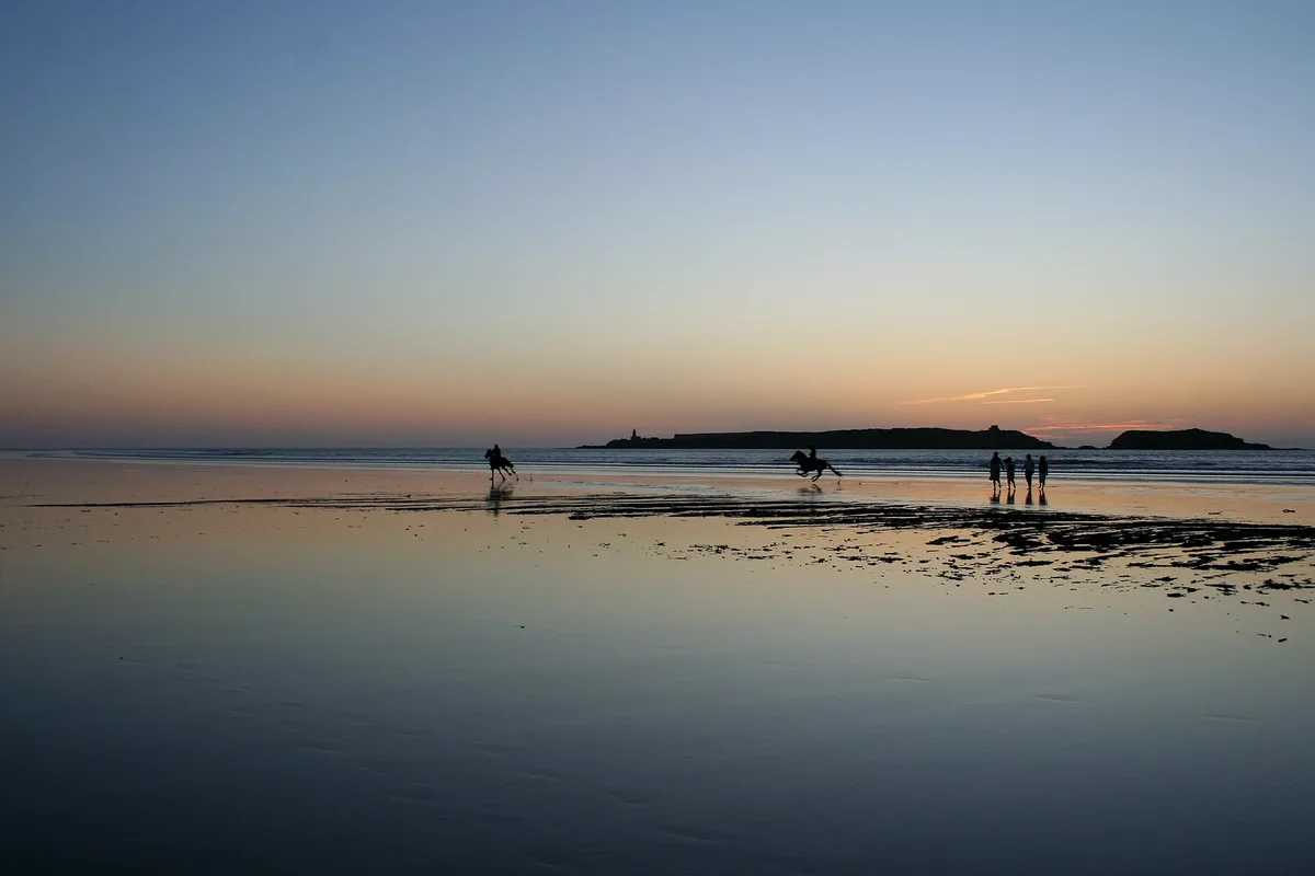 Playa de Ghazoua, Ghazoua, Moroccan Atlantic, Marruecos — 4