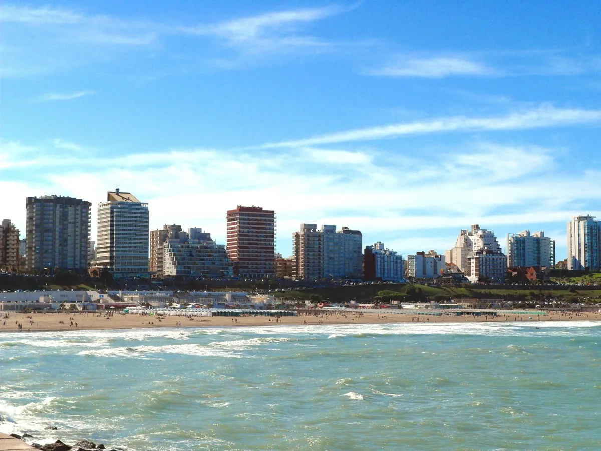 Grande Beach, Mar del Plata, Argentine Coast, Argentina