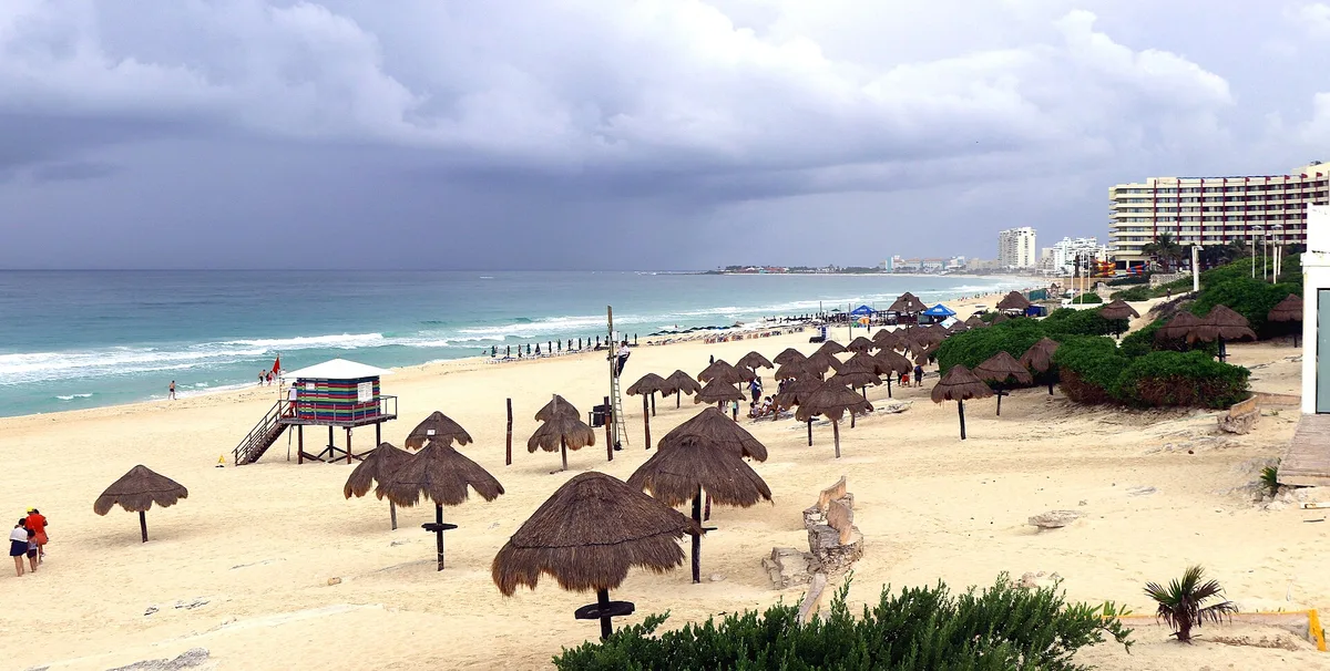 Delfines Beach, Cancún, Yucatan Caribbean, Mexico — 4