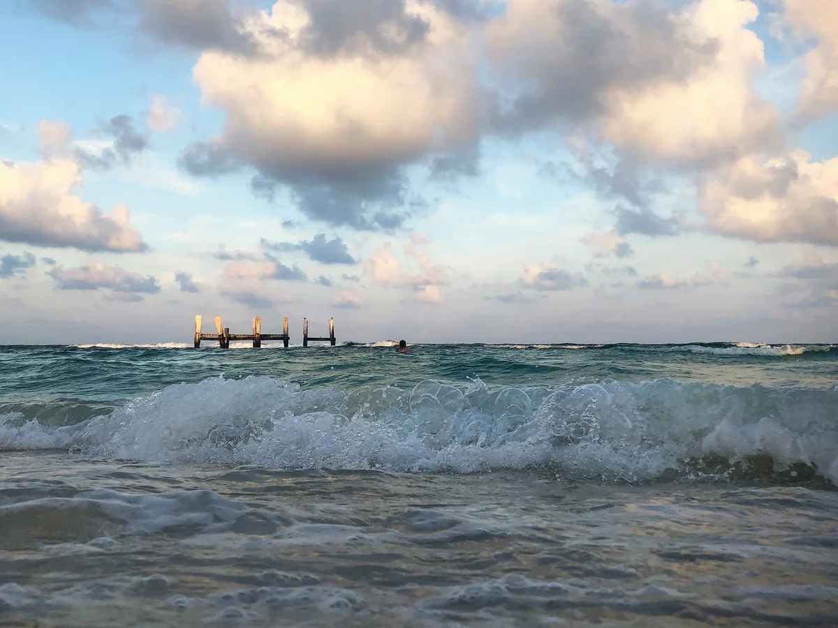 Spiaggia di Paraíso, Tulum, Yucatan Caribbean, Messico — 2