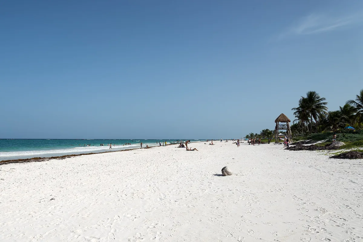 Spiaggia di Paraíso, Tulum, Yucatan Caribbean, Messico — 5