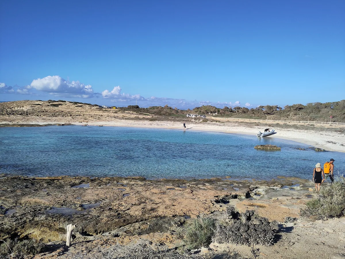 Plage d'Es Cavall d'En Borràs, Formentera, Balearic Islands, Espagne — 2