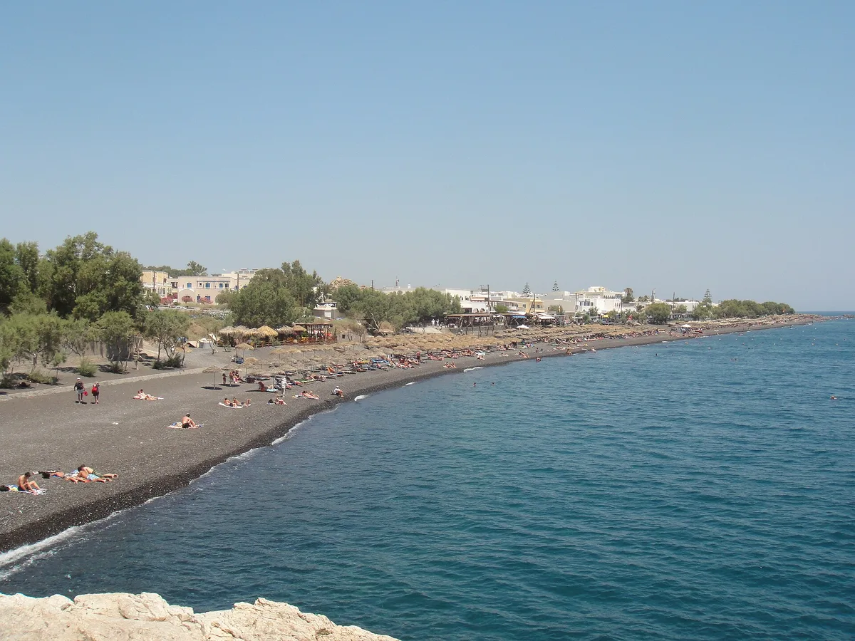 Kamari Beach, Cyclades, Greece — 3