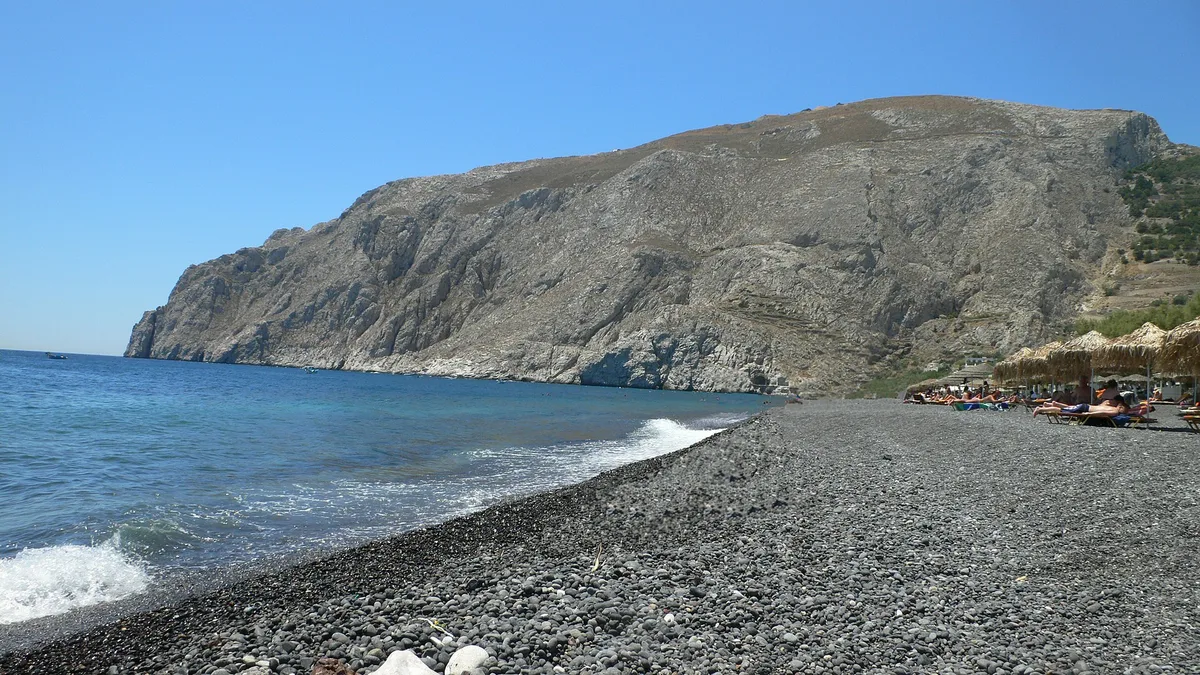 Kamari Beach, Cyclades, Greece — 4